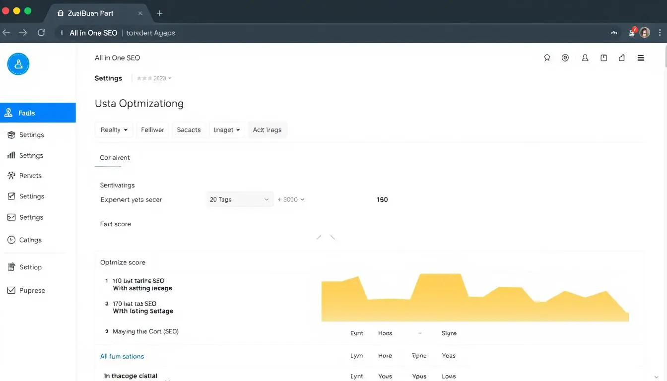 WordPress SEO plugins dashboard showing All in One SEO settings in 2025