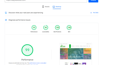 Arahoster blog Website's Speed