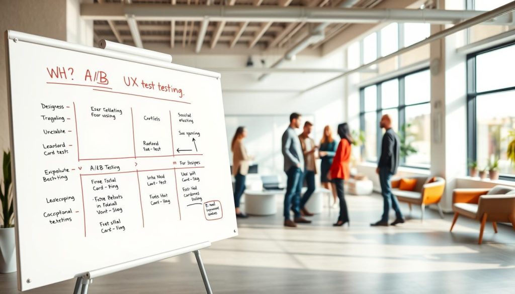 A/B testing for UX improvements