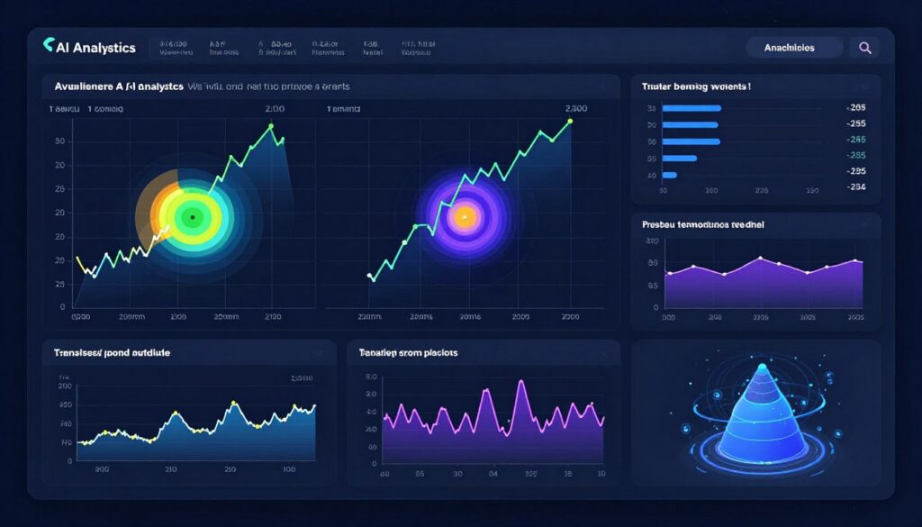AI trading insights dashboard with pattern recognition