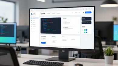 Building Fast Web Apps with AI Platforms dashboard showing rapid development interface