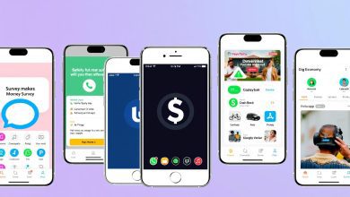 Collection of the best money making apps displayed on smartphone screens