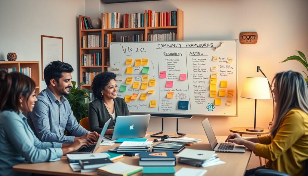 Community support and resources for web development frameworks Community support and resources for web development frameworks