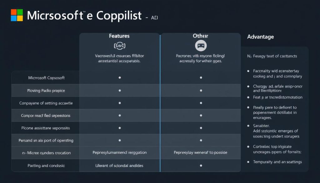 Comparison of Microsoft Copilot with other AI assistants Comparison of Microsoft Copilot with other AI assistants