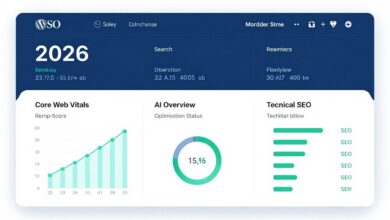 Complete WordPress SEO checklist 2026 dashboard showing rankings and optimization metrics