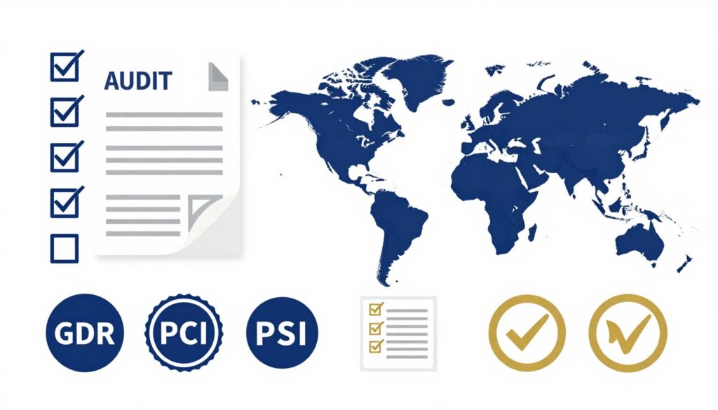Compliance and regulatory framework illustration