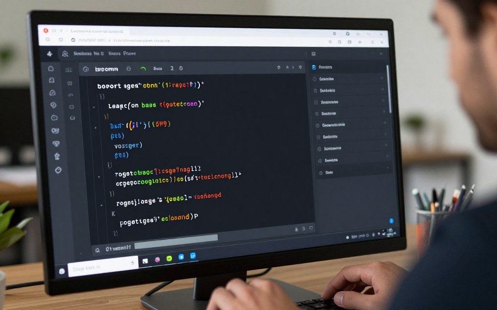 Developer building MVP in Lovable interface showing prompt-driven development
