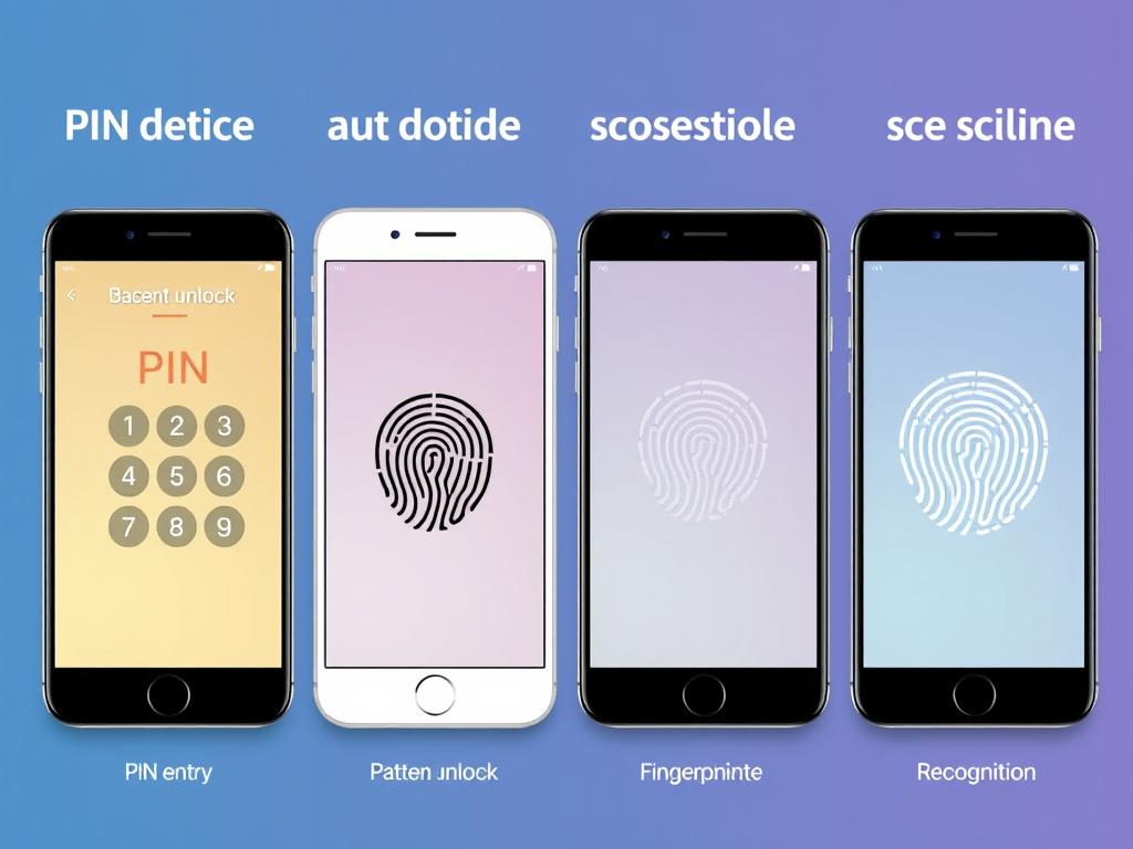 Different authentication methods for mobile phones