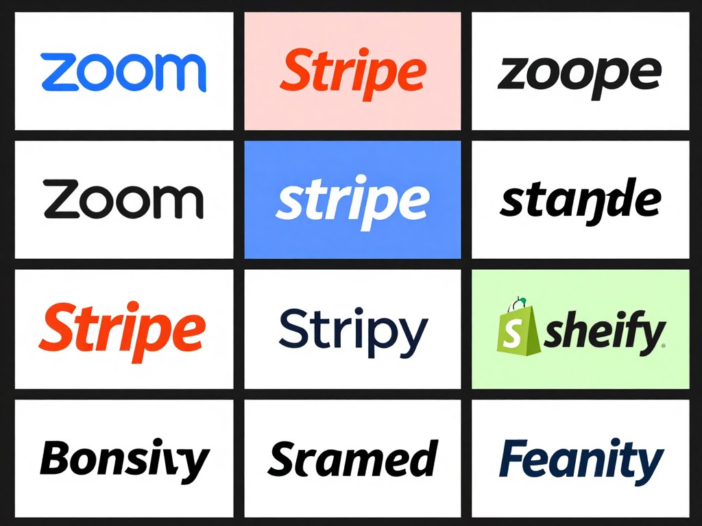 Examples of memorable domain names with visual branding elements
