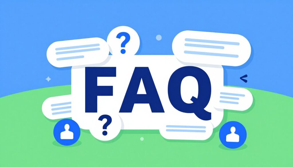 FAQ question and answer concept