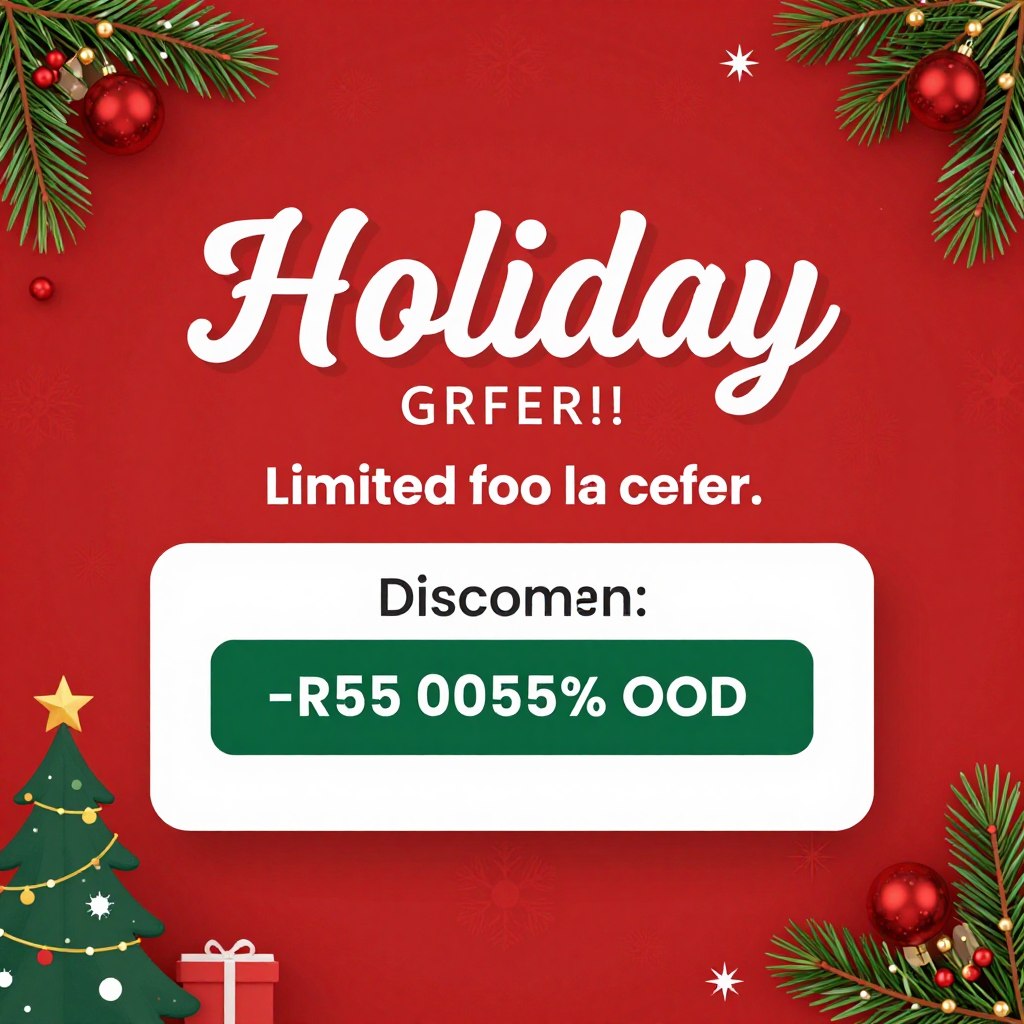 Holiday special offer promotion in Telegram