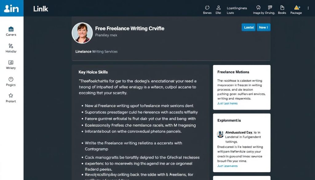 LinkedIn freelance writing jobs