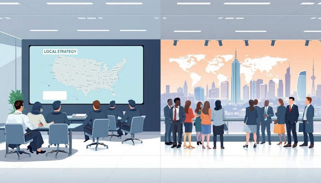 Local vs. Global Business Strategies