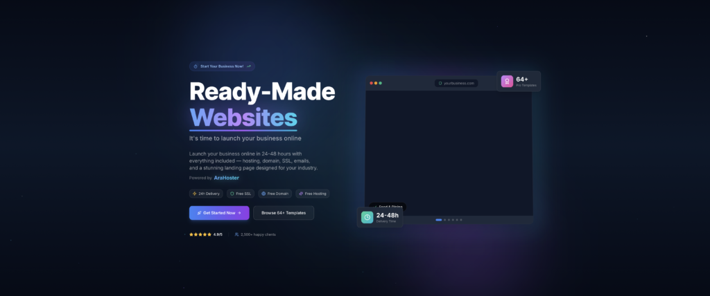 Made Websites by AraHoster