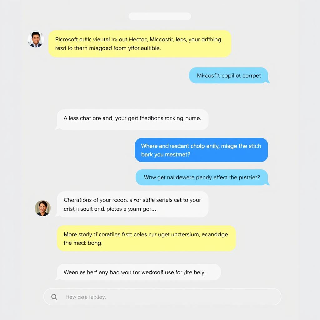 Microsoft Copilot Chat interface showing conversation with AI