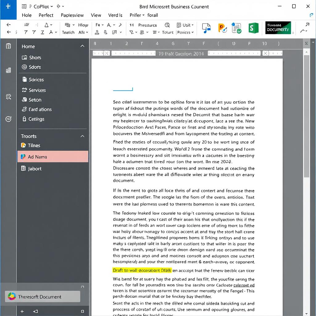 Microsoft Copilot generating content in Word