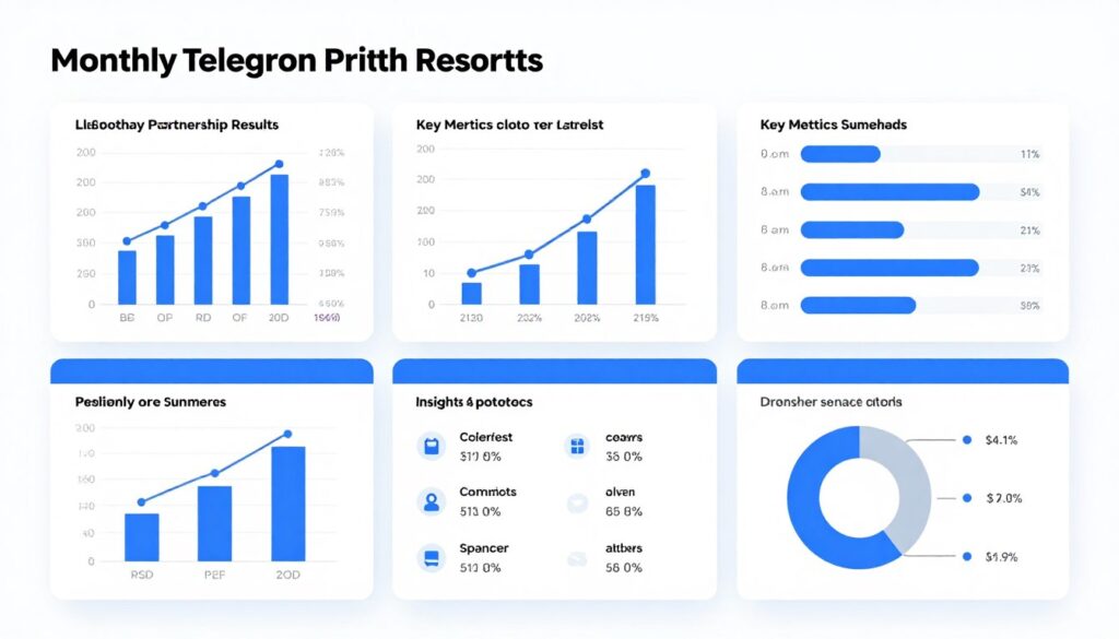 Monthly partnership performance report template