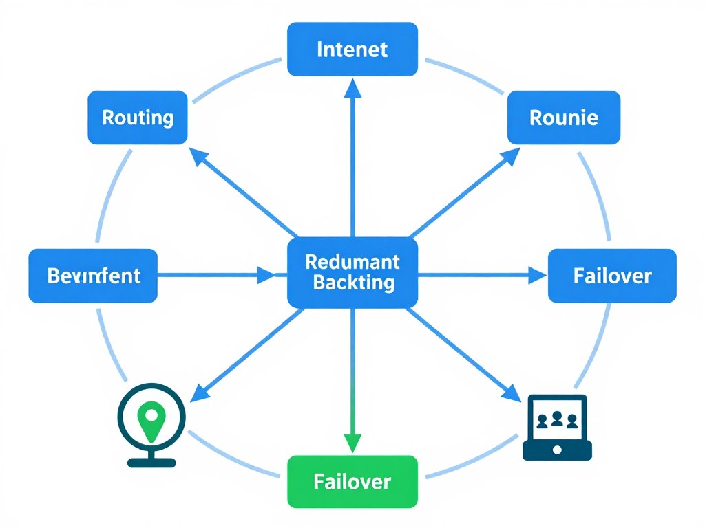 Network redundancy diagram