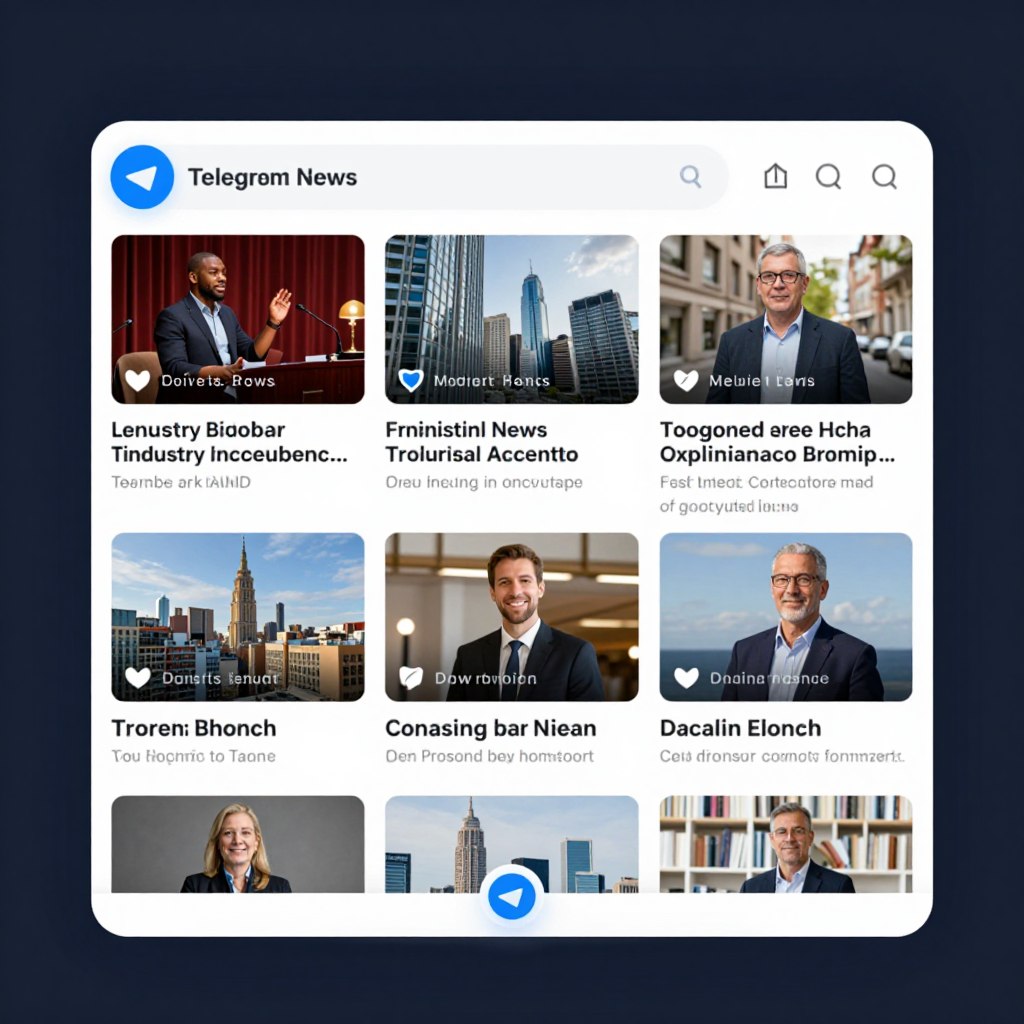 News aggregator Telegram channel with content curation