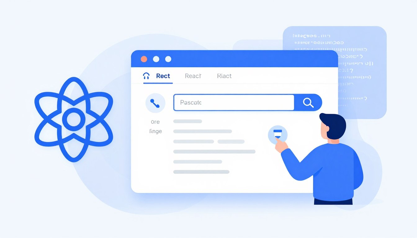 React website indexing challenges visualization showing search engine crawlers interacting with JavaScript applications