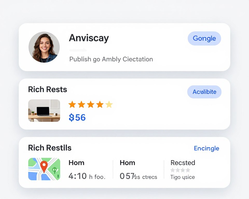 Rich search results examples showing structured data enhancing search appearance