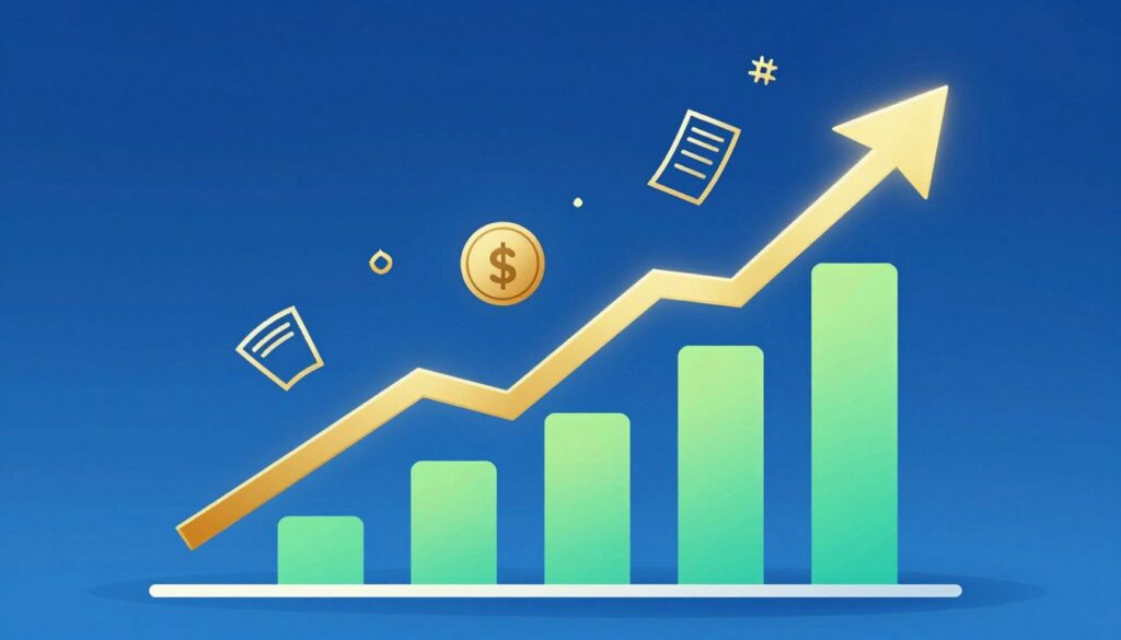 SEO success and growth showing upward ranking trajectory and business improvement