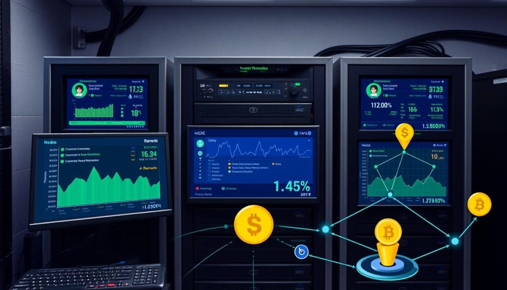 Server setup for running cryptocurrency masternodes