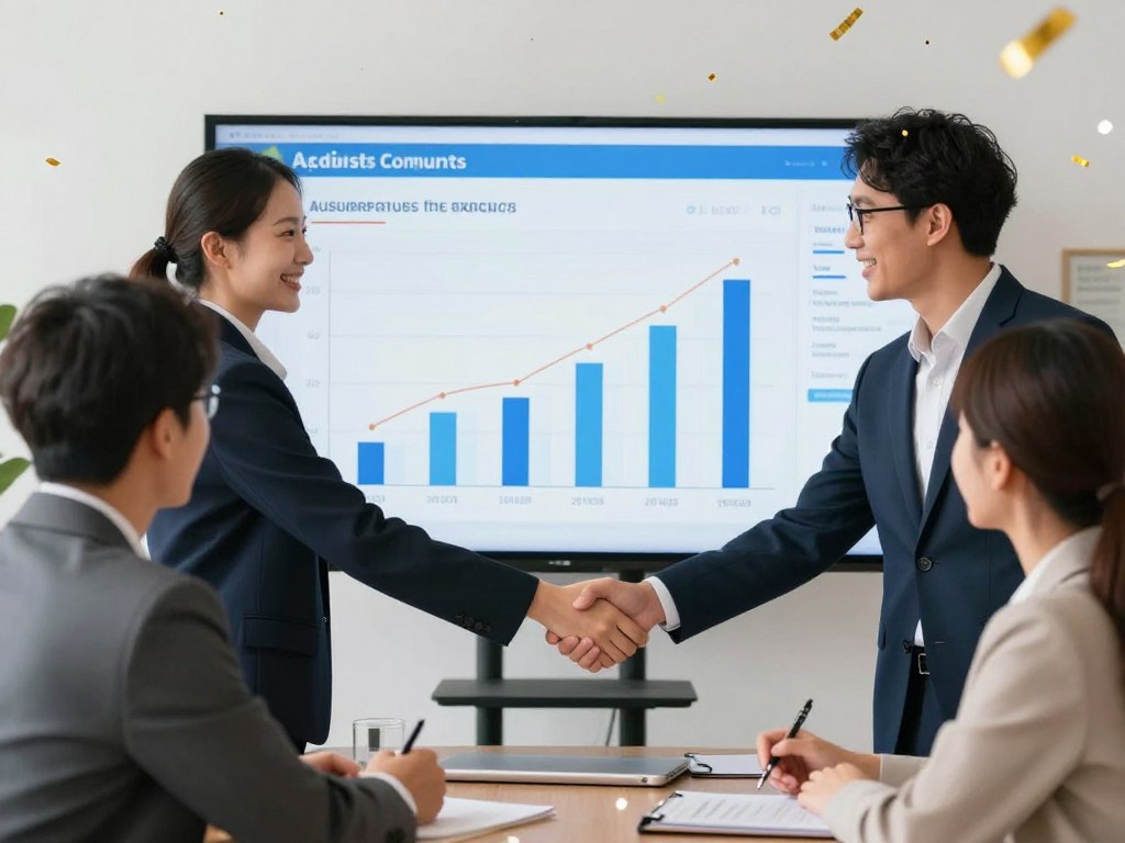 Successful telegram partnership celebration and growth