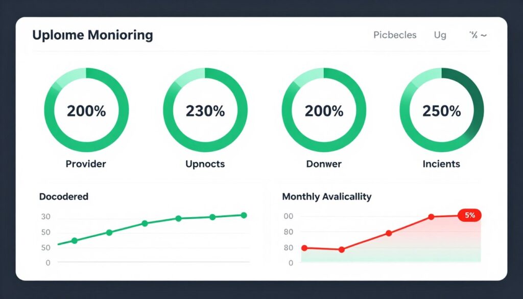 Uptime monitoring dashboard 2026 results