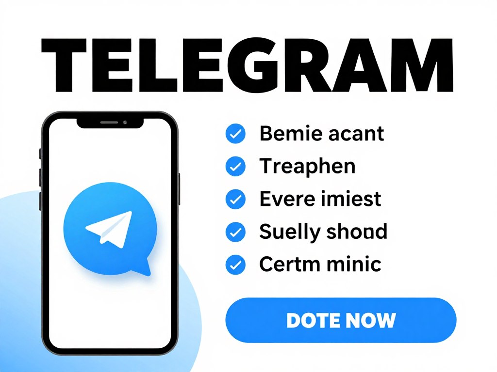 Visual promotional content for Telegram channels