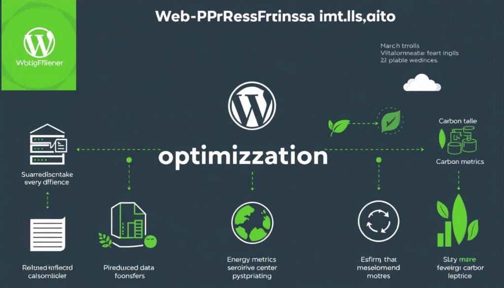 Visualization of sustainable WordPress optimization practices