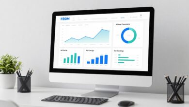 Website monetization dashboard showing multiple revenue streams in 2026