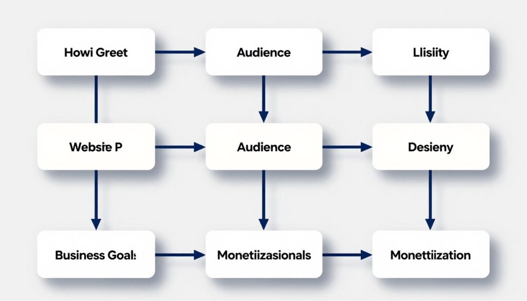 decision tree for choosing website monetization model