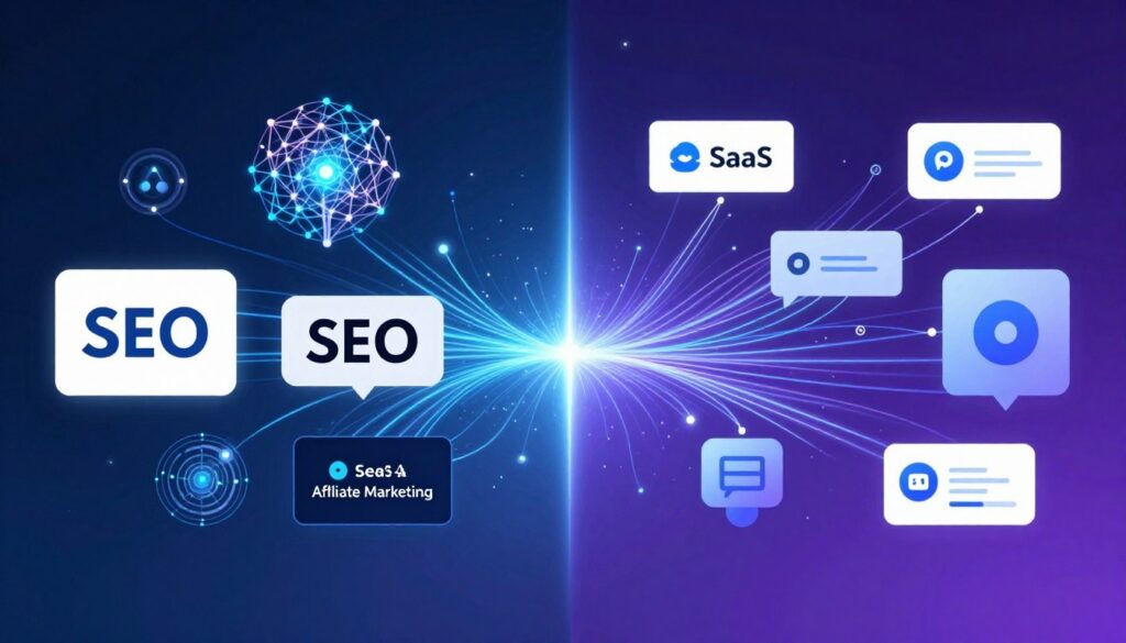 digital transformation 2026 showing ai tools and automation for affiliate marketing and saas platforms