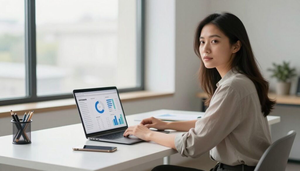 entrepreneur making decision to start affiliate marketing or saas business journey