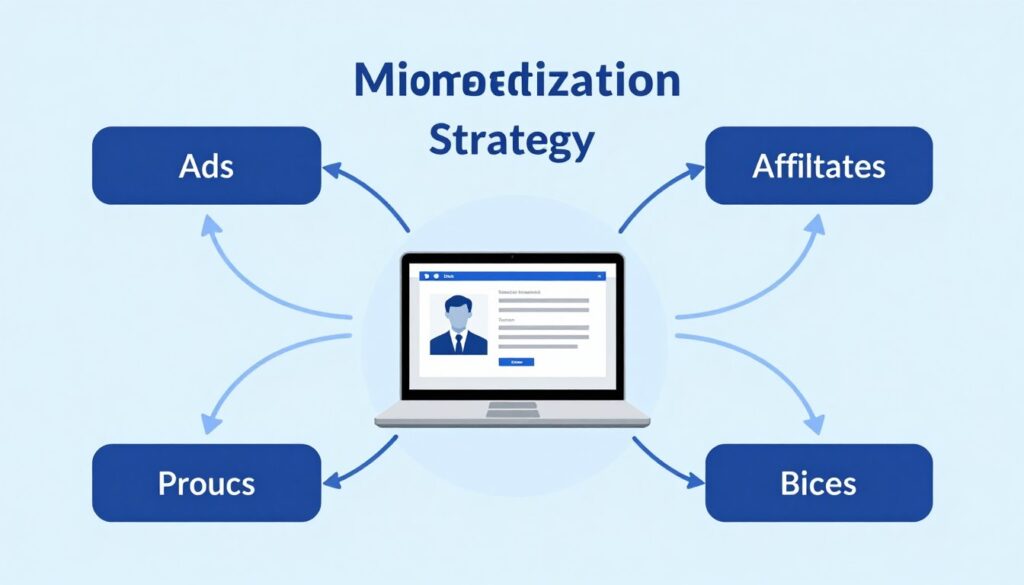 hybrid monetization strategy showing multiple revenue streams