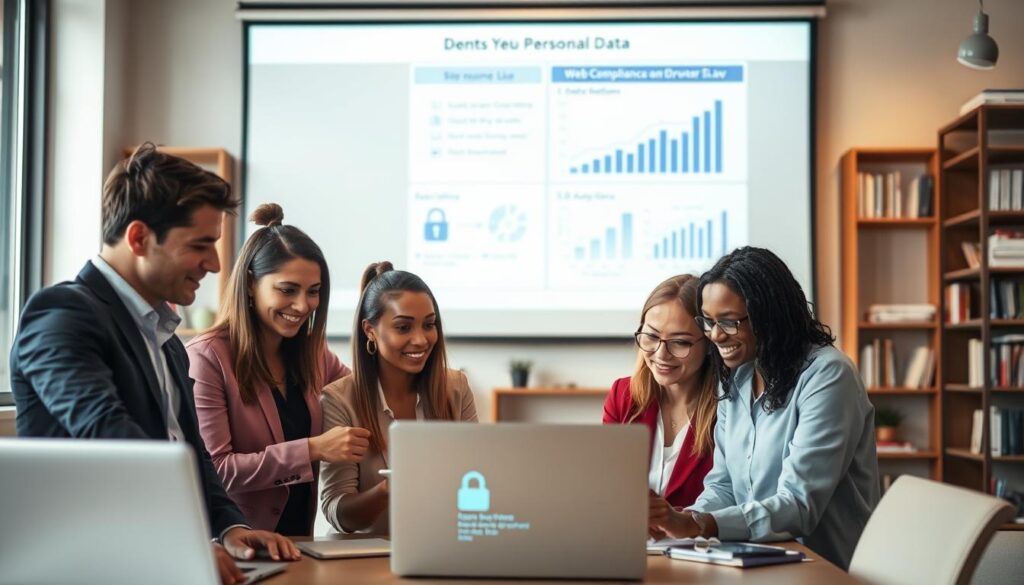 identifying personal data on your website