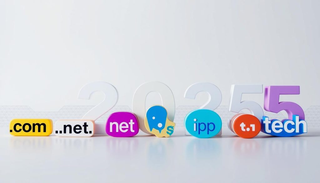 popular domain extensions for 2025