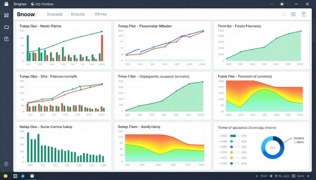 strategy analysis dashboard with performance breakdowns