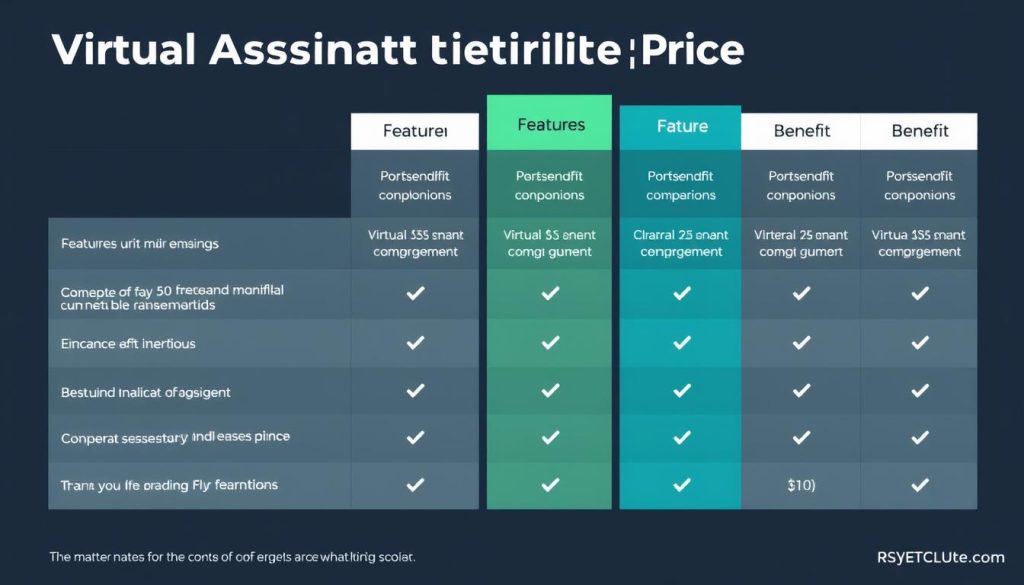 virtual assistant services pricing