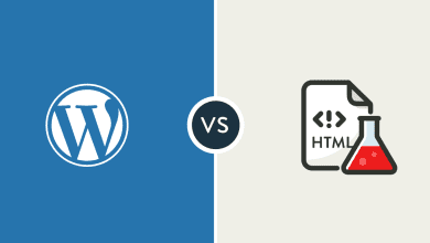 wordpress-vs-html